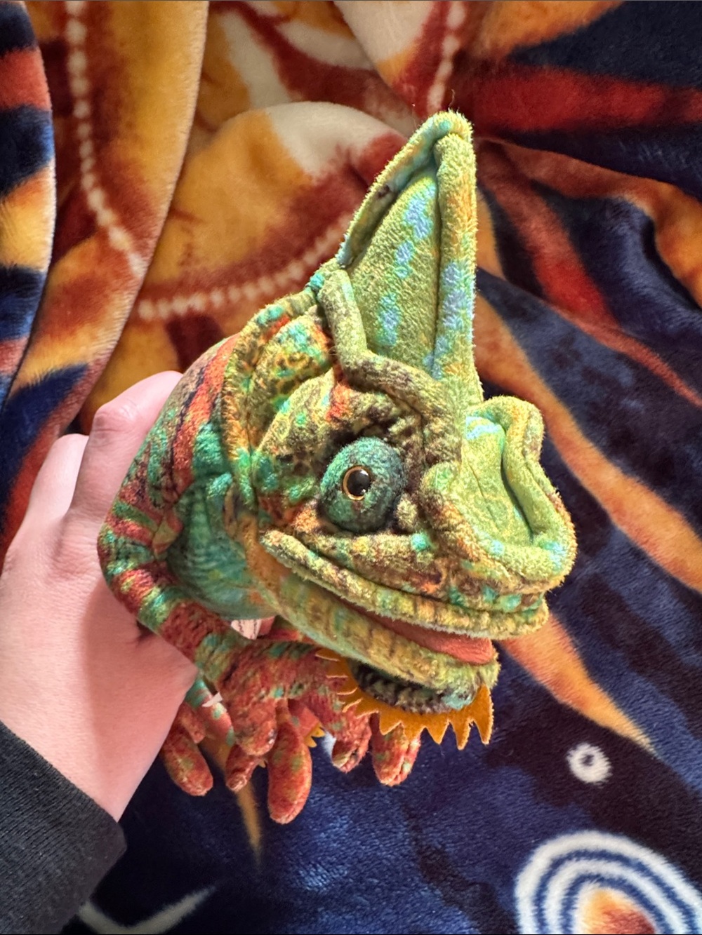 NWT Folkmanis Chameleon Finger Puppet